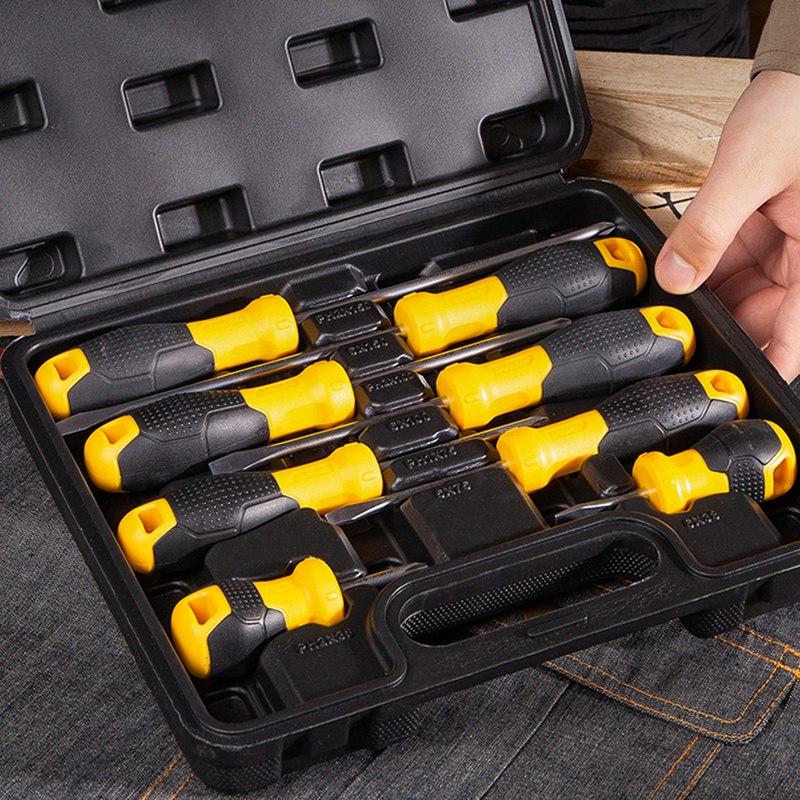 Outils à main Deli DL260008 Jeu de 8 tournevis