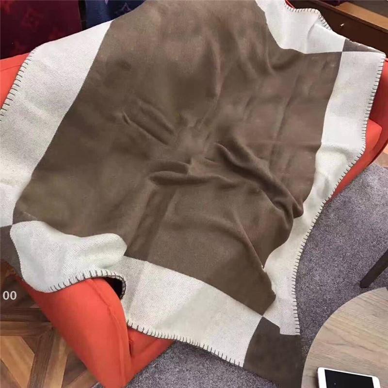 

Fashion Cashmere Blanket Hotel Winter Thicken Blanket Home Travel Scarf Shawl Warm Aircraft Blankets Large 135 *165cm D