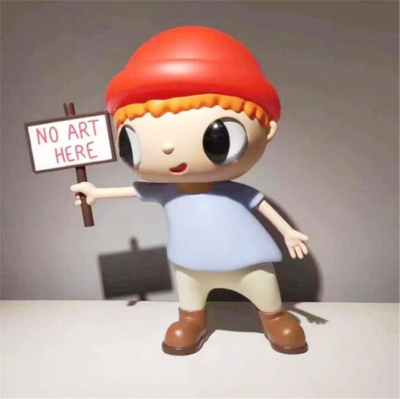 

HOT Trend 400% 30CM 1.5KG The Resin of lovely Large seed Fashion figures Toy For NO ART HERE Collectors Be@rbrick Art Work model decoration toys gift