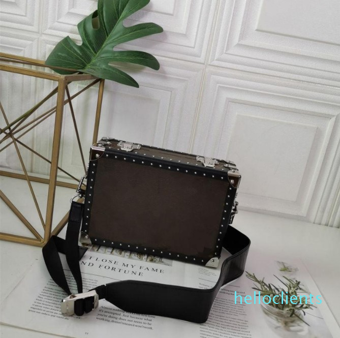 

classic wallet handbag ladies fashion bag clutch bag soft leather shoulderbag fold messenger bag crossbodybag with box wholesale, Black