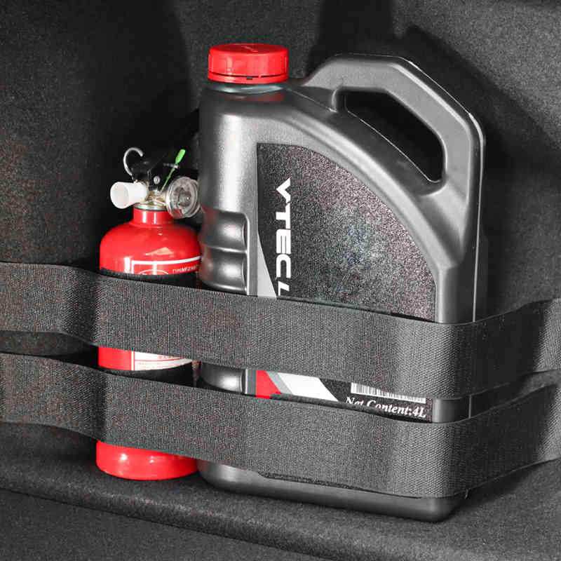 Car Trunk Organizer Elastic Fixing Belt Storage Bag Tapes Fire Extinguisher Fixing Belt Auto Interior Accessories Car Organizer-image-747938183