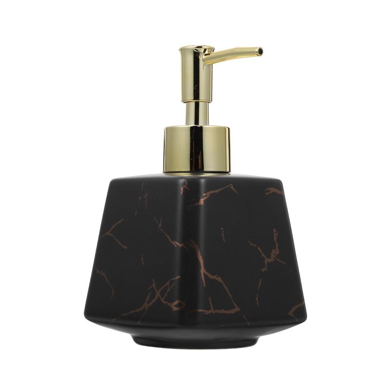 

Liquid Soap Dispenser 1Pc Delicate Marble Pattern Storage Kettle Versatile Ceramic Bottle