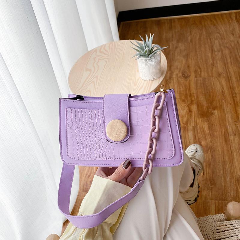 

Ins Luxury Handbag Crossbody Women Shoulder Bag Tote Female Handbags Letter PU Leather Purse Messenger Crossbody Box Clutch #25, Black