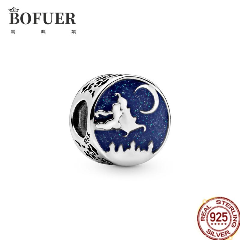 

Other Fairy Tales Charm Flying Carpet Journey Charms Fit Original 925 Bracelet Bangle For Birthday Silver Jewelry P128