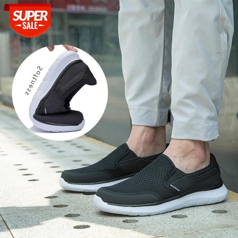

Casual Shoes Men Sneakers Comfort Breathable Mesh Shoes For Men Slip-on Loafers Pumps Walking Sneakers Big Size 40-50 #7W1H