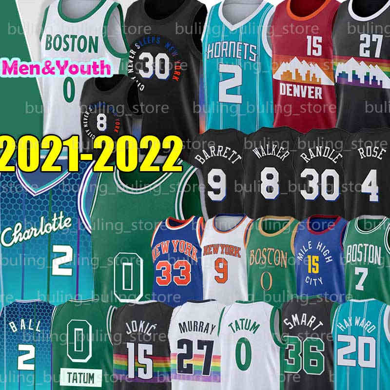 

Jayson 0 Tatum Jokic New RJ Kemba Jamal Nugget Murray Rose Barrett Celtices Walker Basketball 4 Derrick York Nikola Knick Bostons Julius Marcus Randle Smart Denvers, 75th jersey(h f)