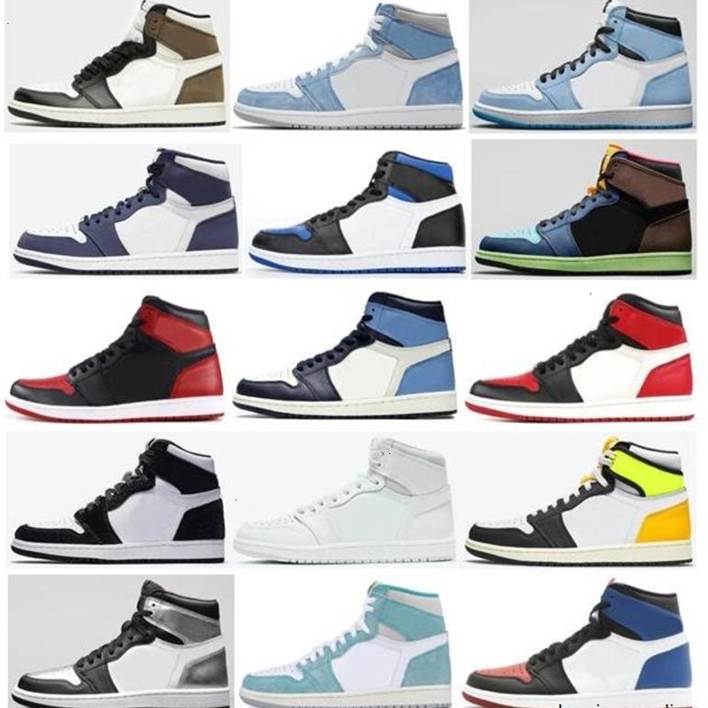 

Shoes Best 1 University Blue Dark Mocha Hyper Royal Bred Toe Banned Neutral Grey Men Basketball 1s Obsidian Turbo Green Sneakers