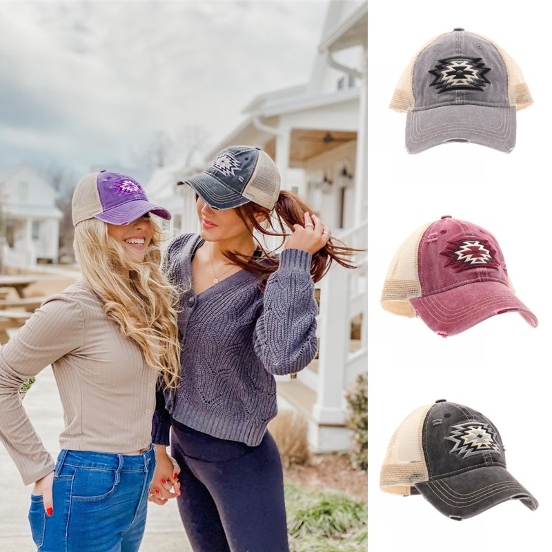 

Women Ponytail Baseball Cap Snapback Adjustable Ponytails Gorras Casquette Summer Sunhat Mesh Trucker Hat, Black