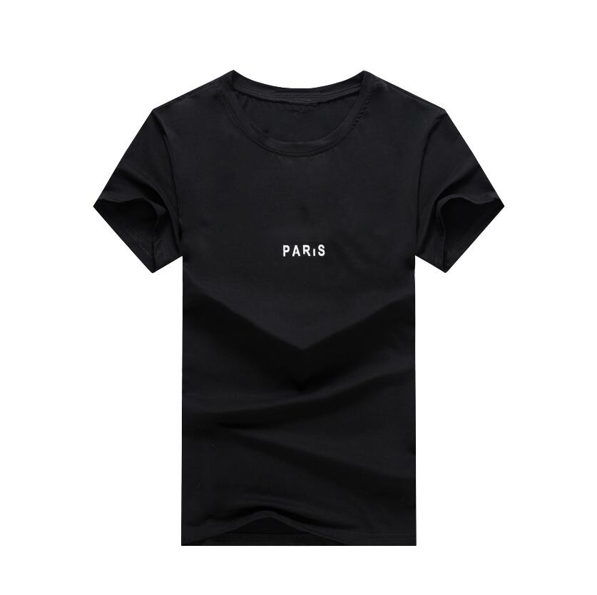 

2021 Casual Brand Men's Letter Print Hip Hop Tops Streetwear Tee Shirts For Summer Men Pullover T-shirt Short Sleeve Cotton #6806 T-shirt, White;black