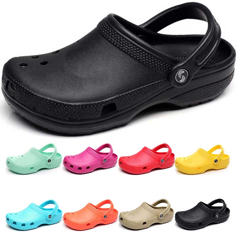 

3783 hotsale fashion Sandals Slip On Casual Beach Waterproof Shoes men Classic Nursing Clogs Hospital Women Slippers Work Medical, 9 36-47