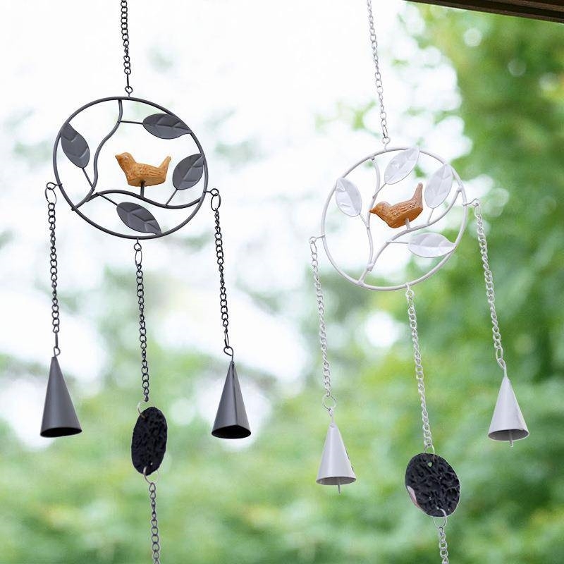 

Meaty little wind chime creative bird Japanese handmade metal bell pendant household iron Animal Pendant