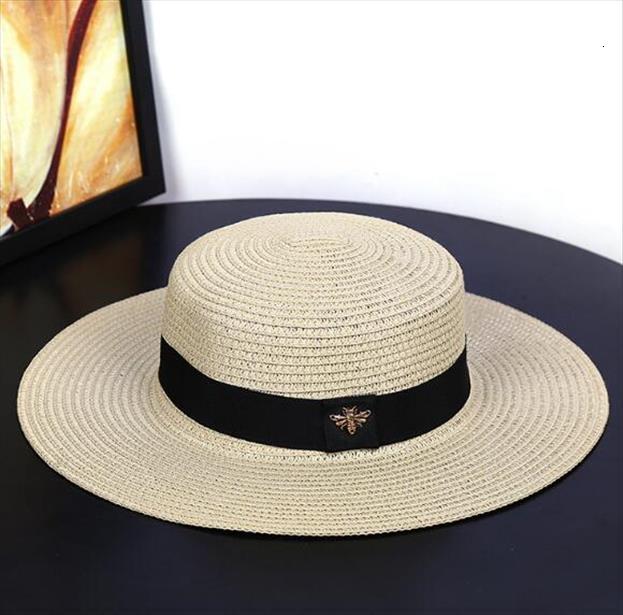 

summer beach bright color hat paper straw wide brim boater hats sun for women men, Blue;gray