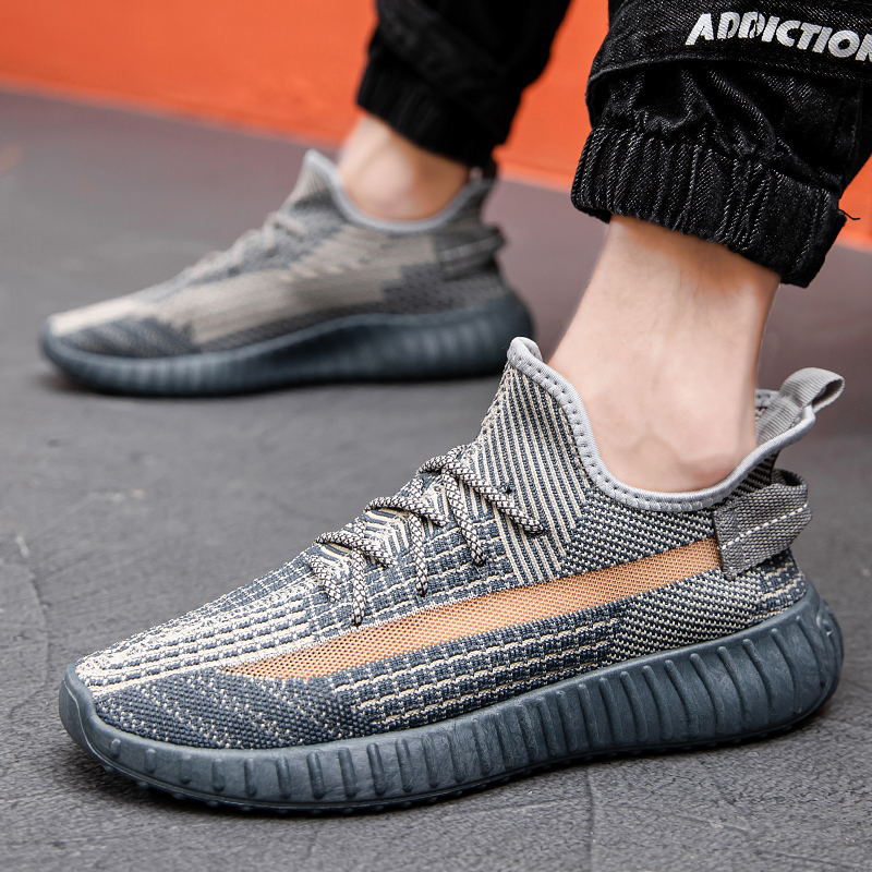 

Flying woven women's and men's shoes spring autumn student breathable sports single old Beijing cloth good quality factory top service discount for all of you, Blue(for women)