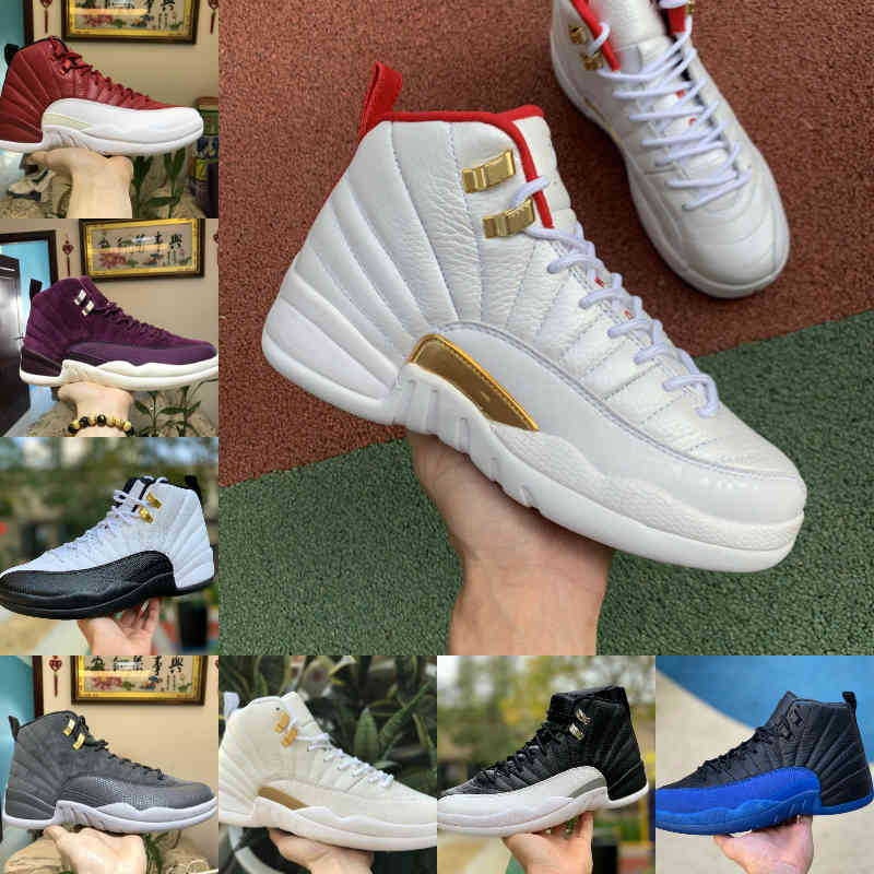 

Sales New 12s Winterized WNTR Gym Red Michigan Mens Basketball Shoes The Master Taxi White Dark Grey Flu Game 12 Men Sport Sneakers Designer
