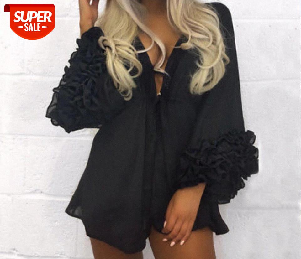 

Womens Casual Cover Up Kaftan Beachwear Beach Short Dress Ladies Mini Dress #rF5R, Black;gray