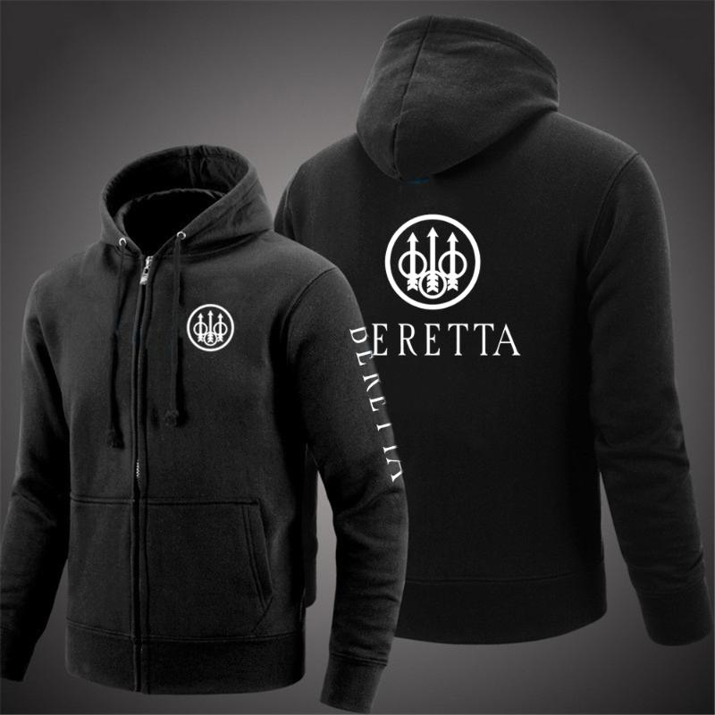 

Men' Hoodies & Sweatshirts BERETTA Guns Logo Spring And Autumn 2021 Men Sportswear Pullover Casual Sports Top Hooded High Street Quality