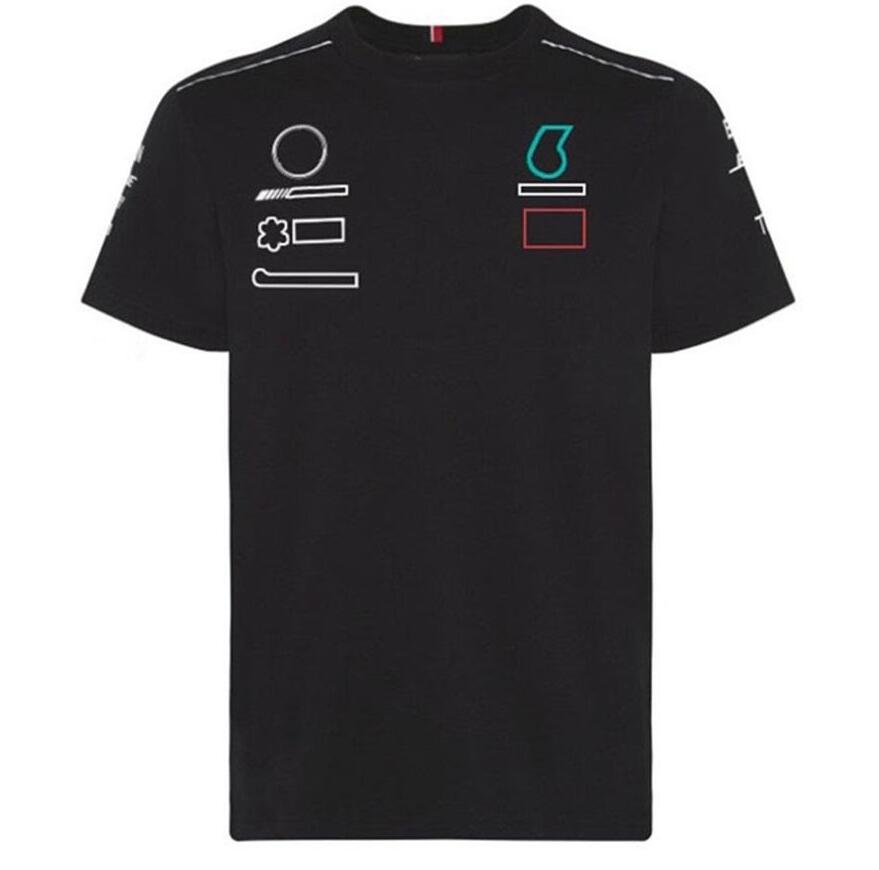 

F1 T-shirt Formula One racing team uniform W11 racing suit casual round neck T-shirt customized the same style 2021