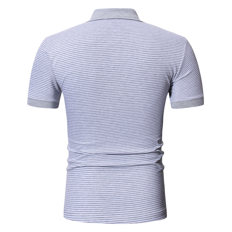 

promising pattern casual business men's Polo Shirt high quality comfortable and breathable daily travel work social, White;black