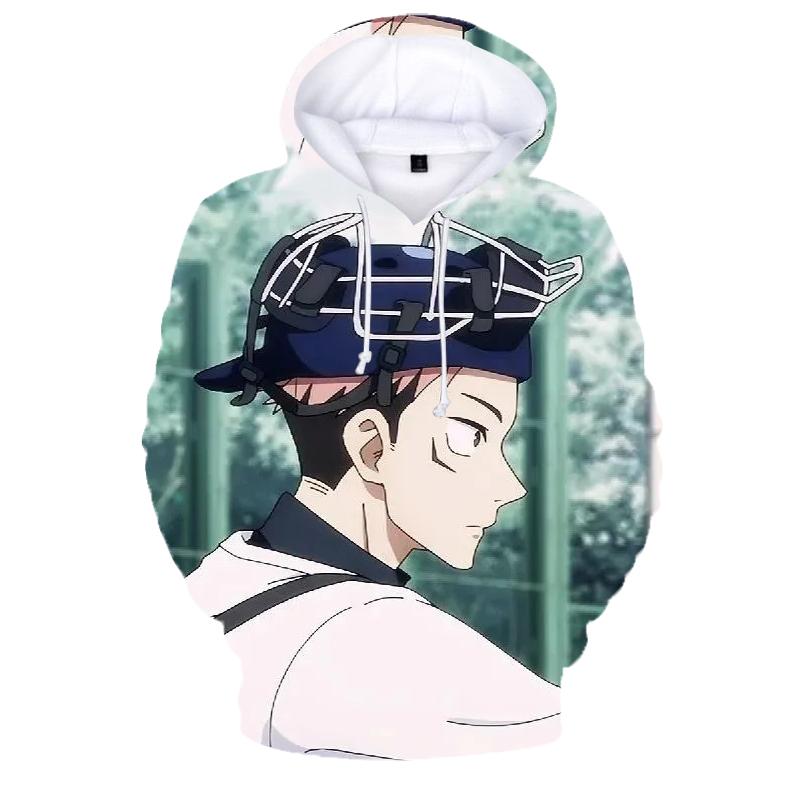

Men's Hoodies & Sweatshirts 2021 Anime Jujutsu Kaisen 3D Print Sweatshirt Men Women Fashion Pullover Casual Streetwear Unisex Regular Clothe, Black