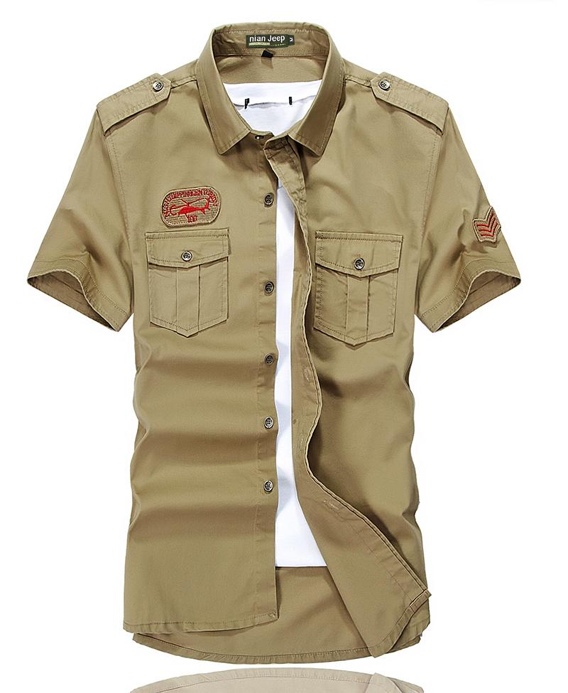 

Men's Casual Shirts High-quality Short-sleeve Shirt Tops, White;black