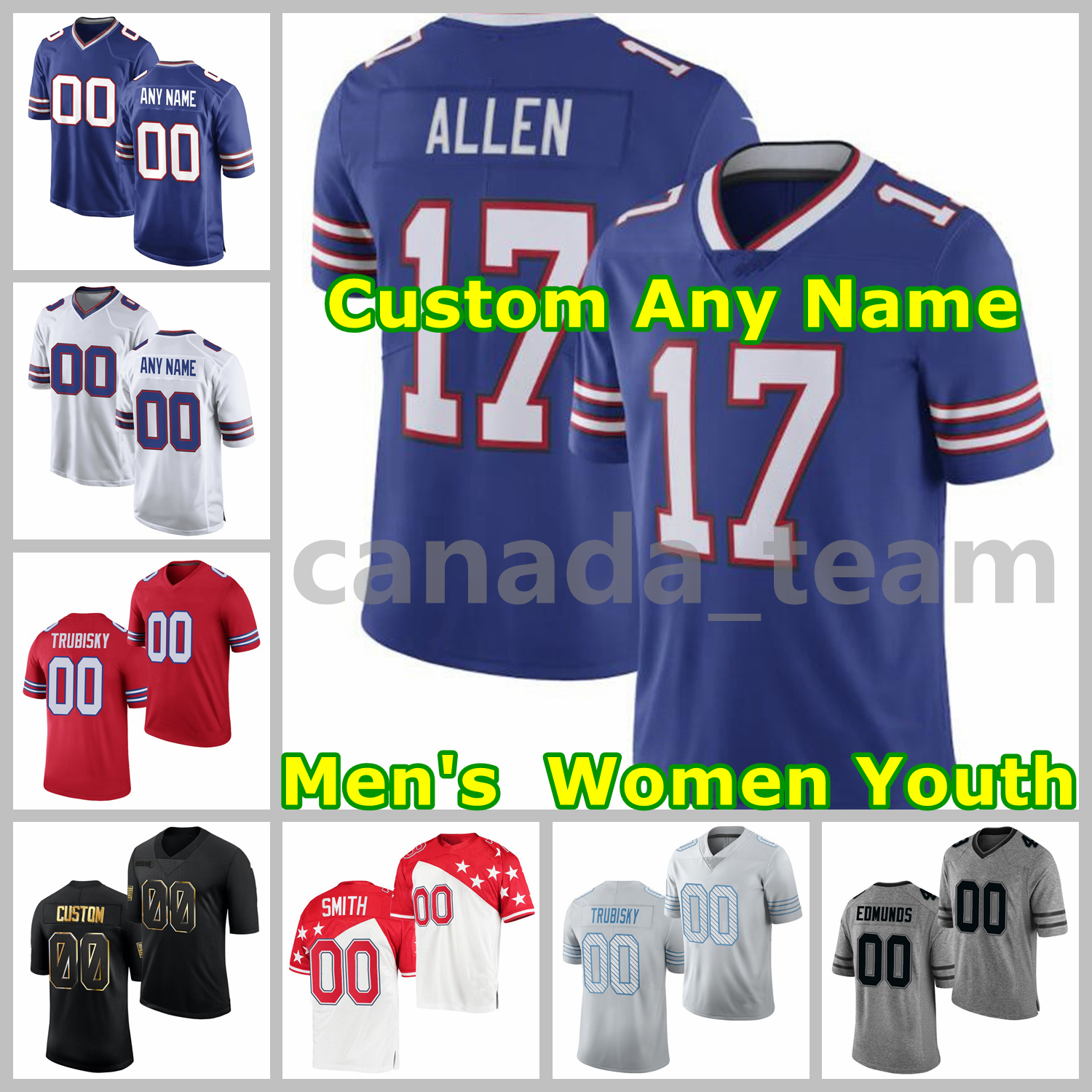 

Bills American Football Jerseys Stefon 14 Diggs Jersey Josh 17 Allen Tre'Davious 27 White Cole 11 Beasley Jim 12 Kelly Thurman 34 Thomas Bruce 78 Smith Custom Stitched, As photo