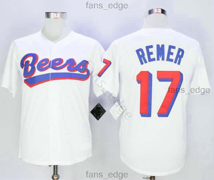 

Stitched Hot The BASEketball Beers Movie #17 Doug Remer #44 Joe COOP Cooper BASEketball White Button Baseball Jerseys 99994, Same as picture