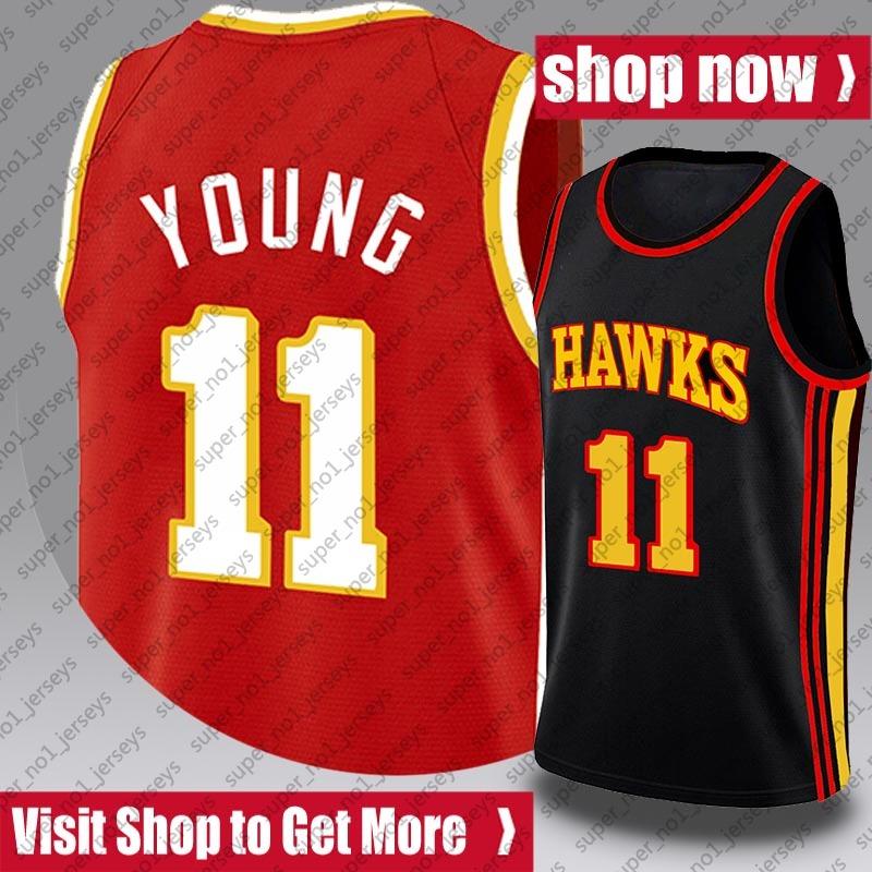 

Trae 11 Young Jersey Atlanta Hawks Jersey Throwback Spud Deandre Webb Hunter Jerseys MLK Commemorative Jersey a65sfgv