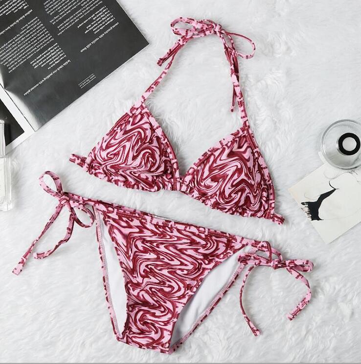 

2021 latest style sexy swimsuit goddess beach bikini swimsuit summer essentials halter swimsuit free shipping quality assurance whole sales, White;black