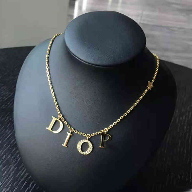 

76% OFF Dijia new tassel letter bracelet necklace female Style Pendant clavicle chain