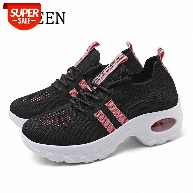 

YWEEN Women Platform Sneakers Spring ladies Cushion Casual Shoes New Style Socks Shoes Female Fashion Lace-up Dance #Mg4H