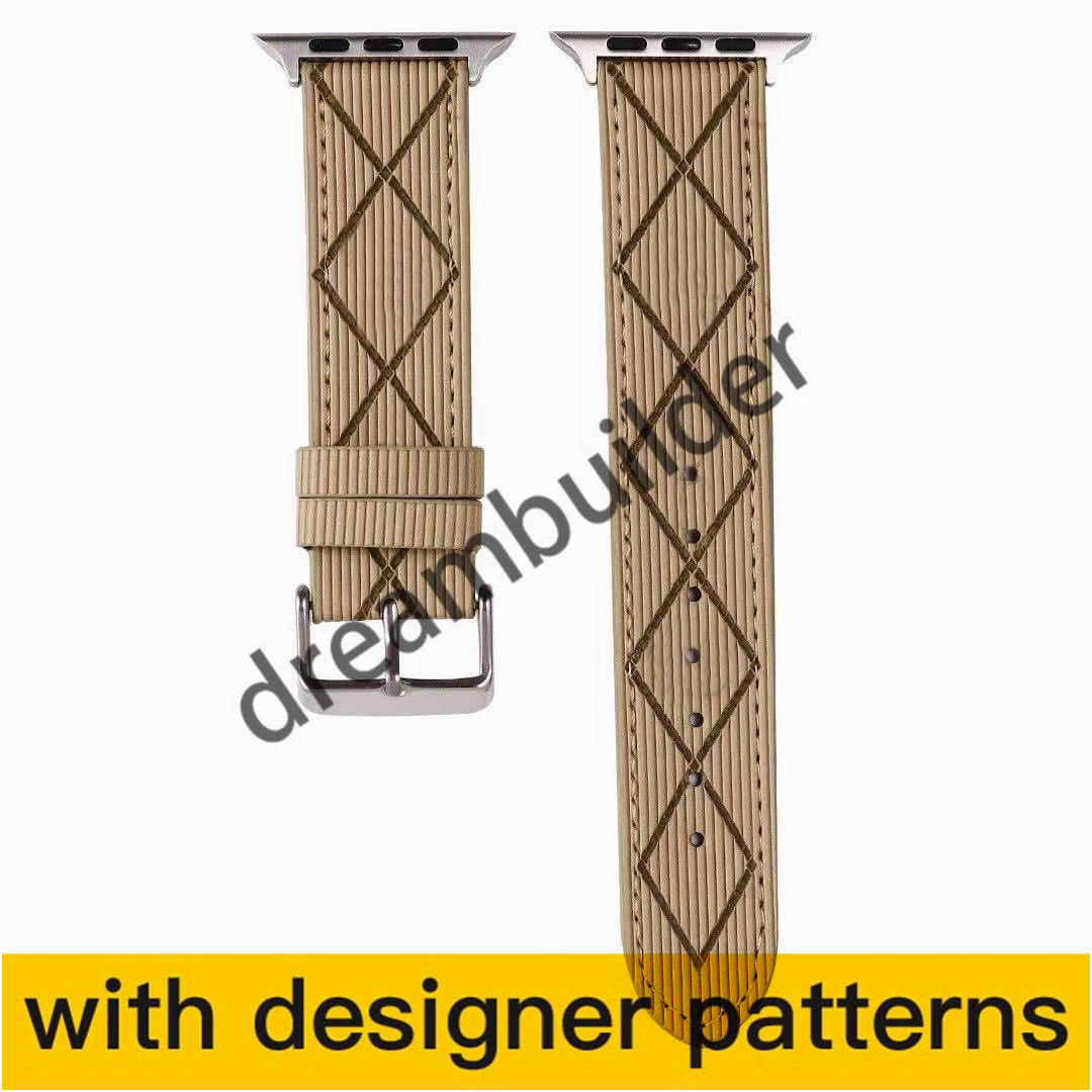 

C designer Watchbands Watch Band 42mm 38mm 40mm 44mm iwatch 2 3 4 5 bands Leather Strap Bracelet Fashion Stripes