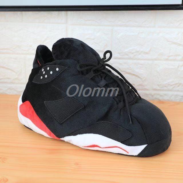 

Women/Men Winter Slippers Unisex  36-43 Warm Home Women Bread Shoes Indoor Snug Sneakers House Woman, Black
