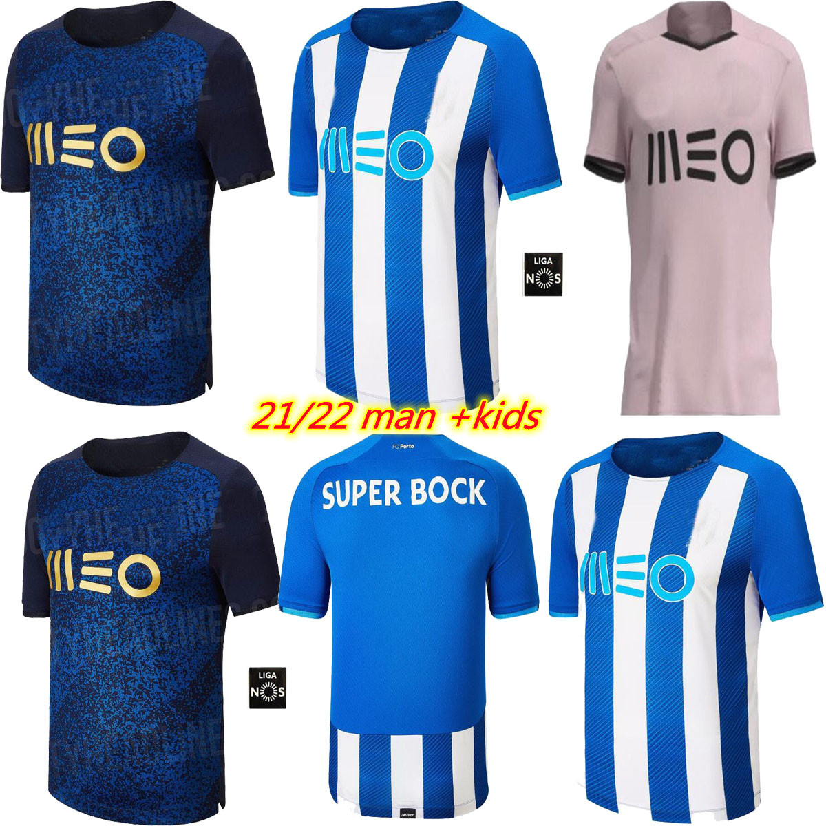 

2021 2022 Soccer Jersey ALEX TELLES SOARES OTáVIO PEPE NAKAJIMA 20 21 Fans Version High-quality Adult + Kids Kit Football Shirt, 21/22 home