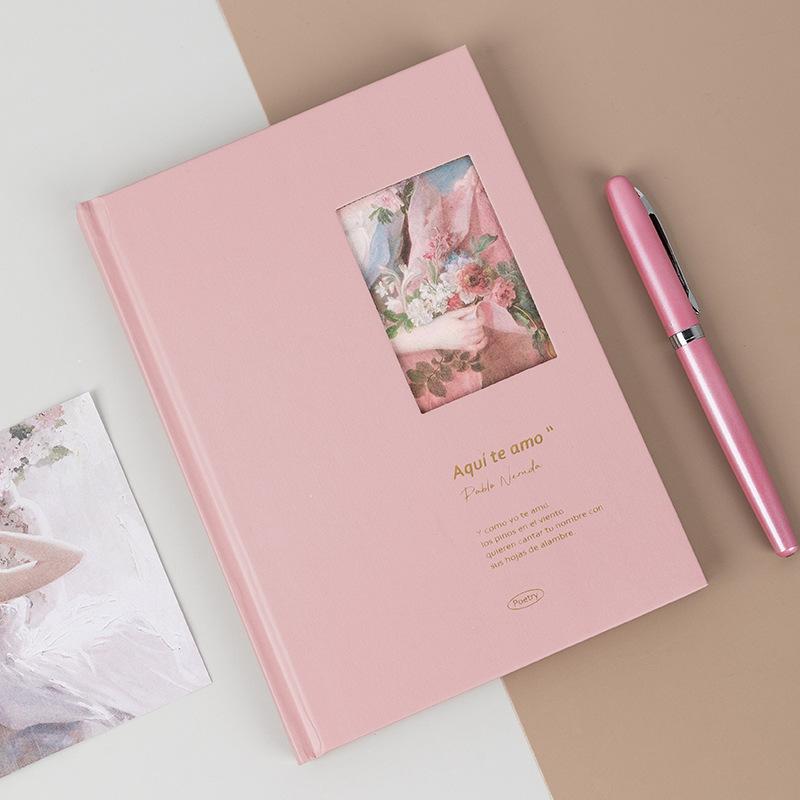 

Notepads JULIANG Retro Blank Inner Page Sketch Painting Diy Hand Account Agenda Notebook Plan Diary Stationery School Office Supplies, Purple;pink