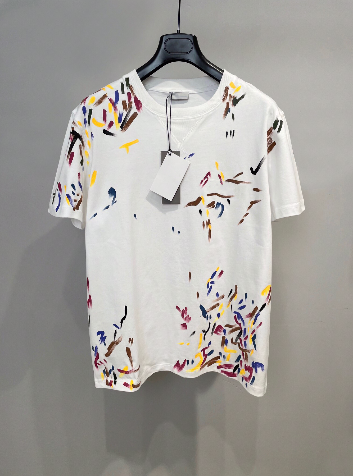 

21ss spring summer casual mens and womens fishion graffiti t-shirts, White