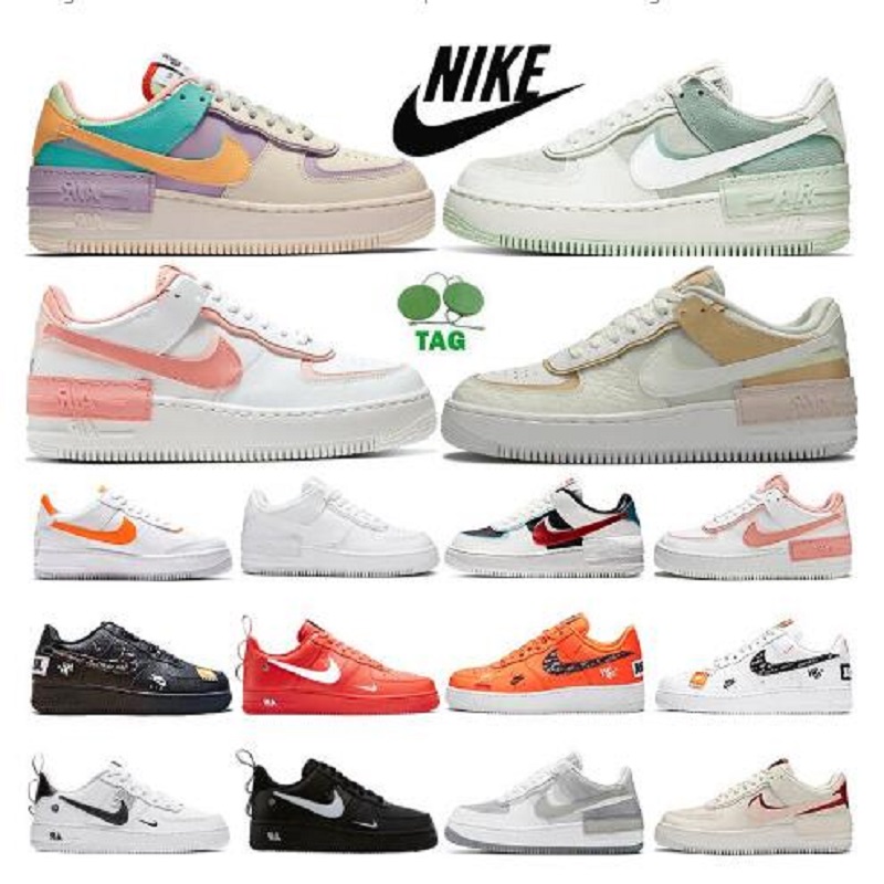 

Nike Air Force 1 Men Women Shadow Platform Running Shoes Dunk High Low Cut Pistachio Frost Pale Ivory Skateboarding mens Outdoor Sports Trainers Sneakers footwear, Color 29 eur36-45