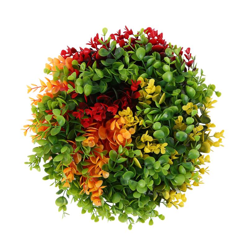 

Decorative Flowers & Wreaths Autumn Eucalyptus Wreath Rattan Ring Artificial Garland Pendant Home Decoration Supplies Pography Props, 35cm