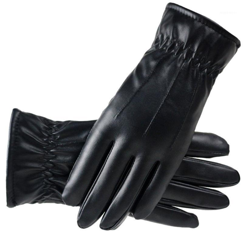 

Fashion Ladies Plus Velvet Thick Gloves Outdoor Riding Running Driving Mittens High Quality Warm Touch Screen Glove