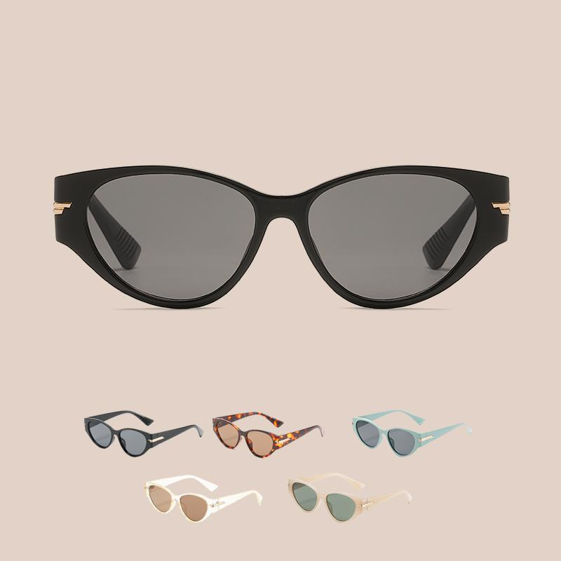 

Sunglasses 2021 Designer Y2K Vintage Cat-Eye Woman Samll HIP-HOP Chic Eyewear Party Club Men Accessories IN Summer