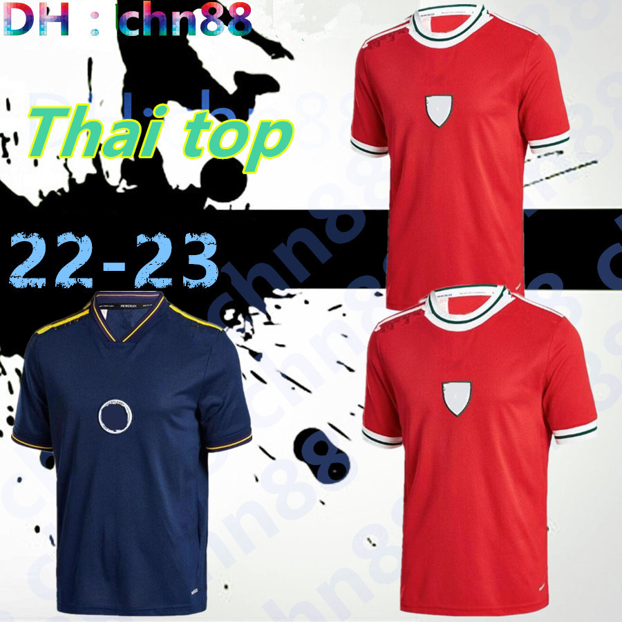 

2022 2023 wales Soccer Jerseys Scotland McGINN 2023 BALE ALLEN home away 22 23 national team football shirt men adult, Men wales home