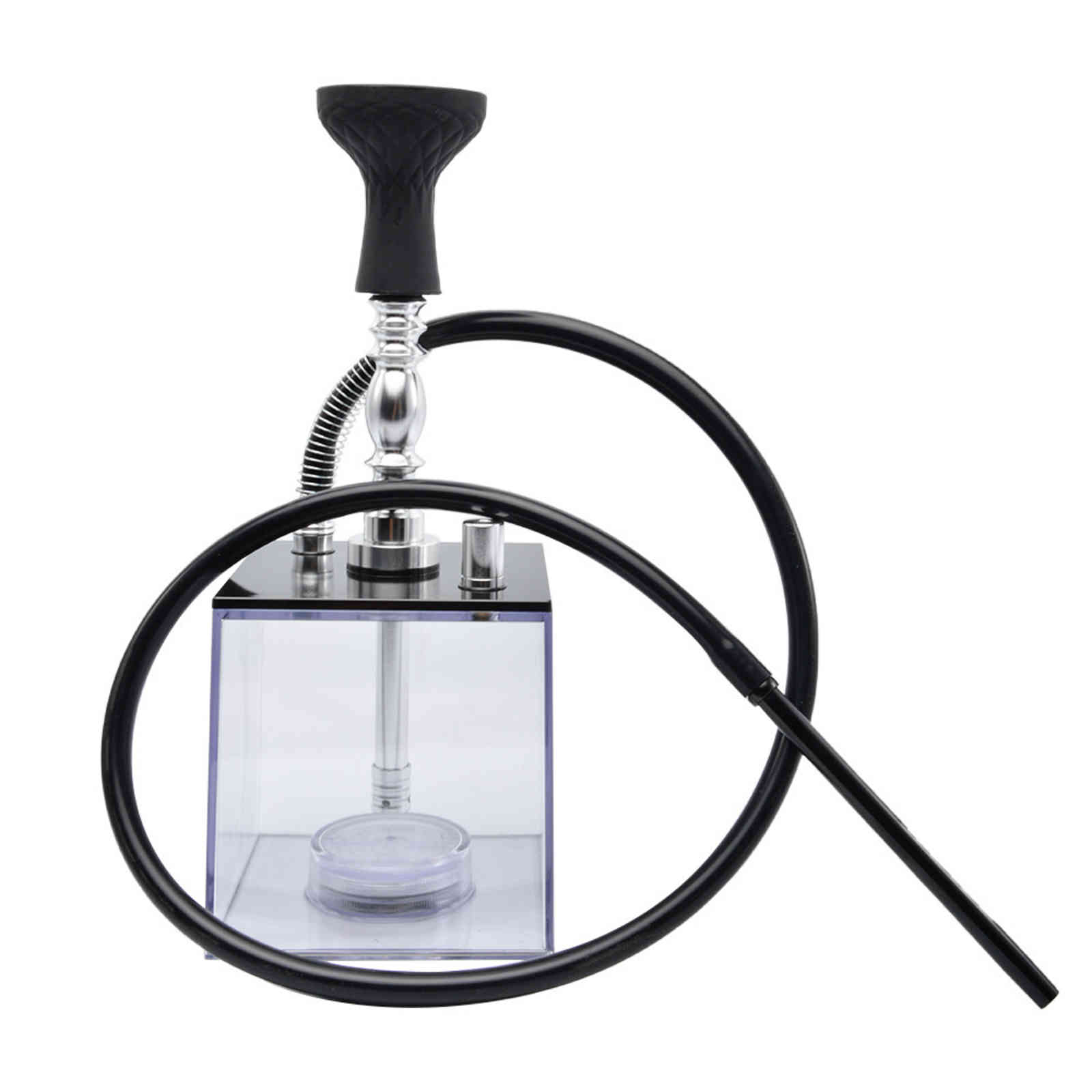 

Arabic hookah set acrylic cube hookah plastic pot