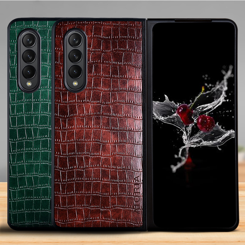 

Cases For Samsung Galaxy Z Fold3 Premium Slim Fit Design Back Cover anti-drop Z Fold 3 5G Phone shell, Green