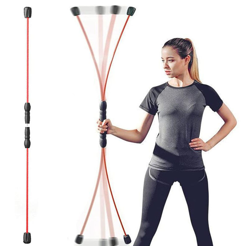 

Elastic Fitness Bar Gym Equipment Training Rod 2021 Multifunctional Sports Tremor Fitness Removable Fat Burning Lose Weighta