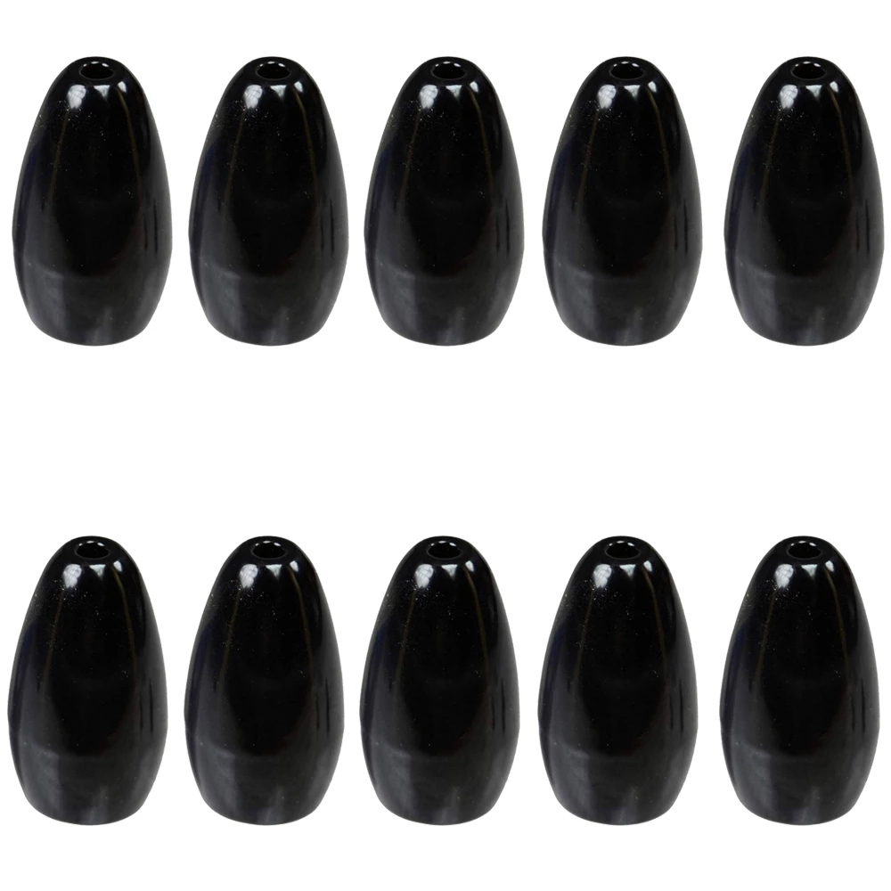 10pcs/bag Fishing Tungsten Flipping Weights Bass Weight Bullet Weight Sinkers FishingTackle Accessories-image-720587100