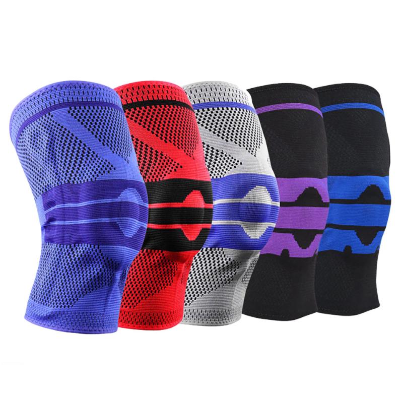 

Elbow & Knee Pads 1Pcs Silicone -Absorbing Fitness Exercise Protection Supporter Compression High Elastic, 03