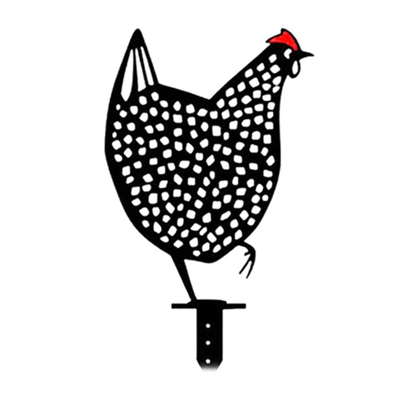 

Easter Chicken Metal Hen For Gardening Ornaments Yard Iron Art Outdoor Garden Backyard Lawn Stakes Large Decorations