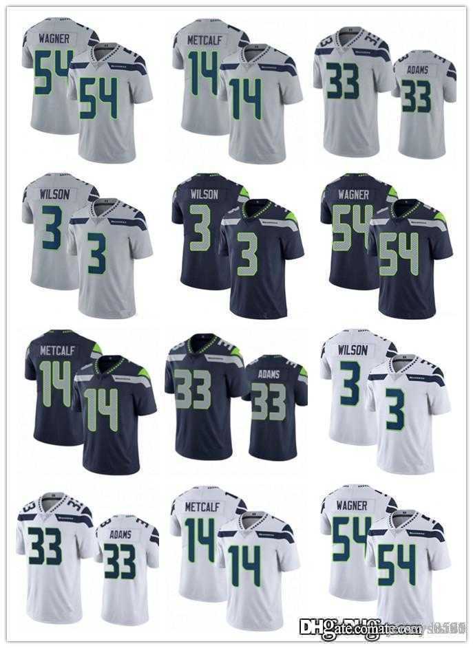 

Men Women SeattleSeahawksjersey 3 RussellWilson 14 DK Metcalf 33 Jamal Adams 54 Bobby Wagner Football Jerseys youth, Color