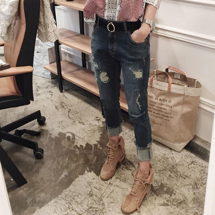 

flat bottom comfortable fall new cowhide lace up 2021 short tube tassel Korean women's boots, Light brown