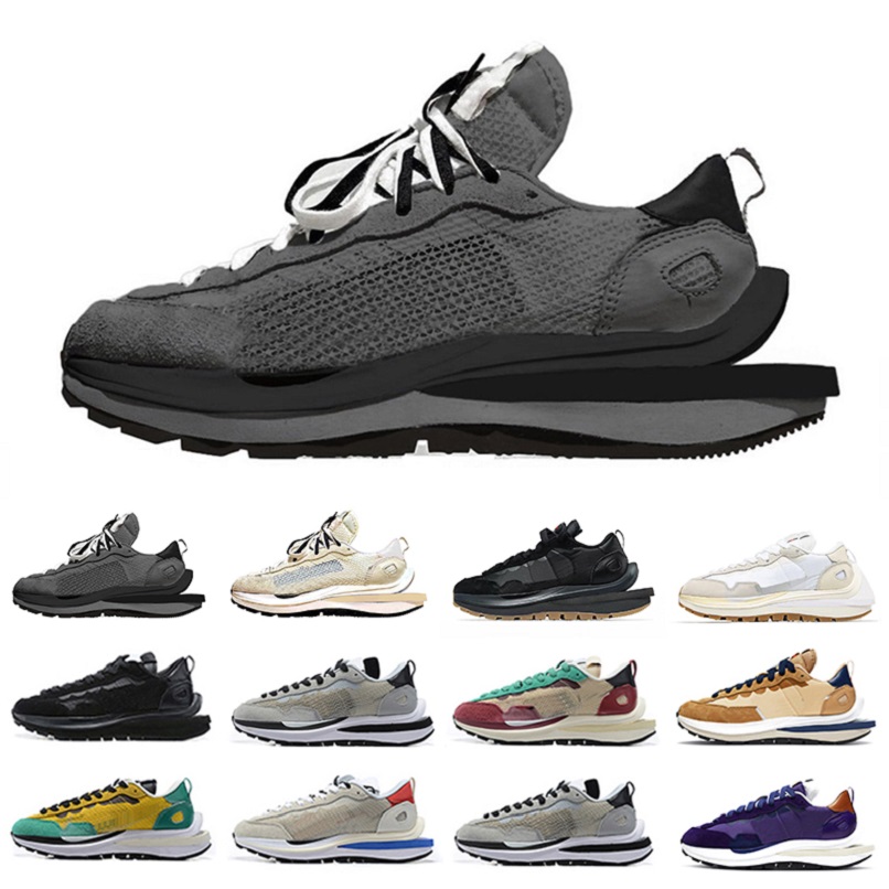 

dark Iris black nylon vaporwaffle mens running shoes sesame royal fuchsia white tour yellow women men sports trainers sneakers size 36-45, Color#1