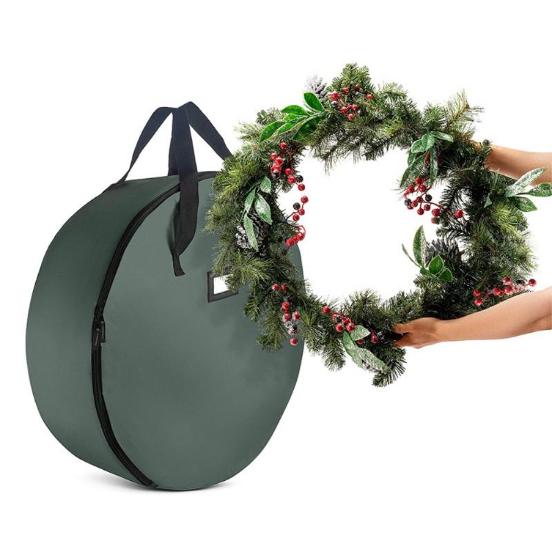 

Outdoor Bags 600D Oxford Fabric Artificial Waterproof Dust-proof Christmas Wreath Storage Bag